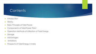 Tidal energy | PPTX