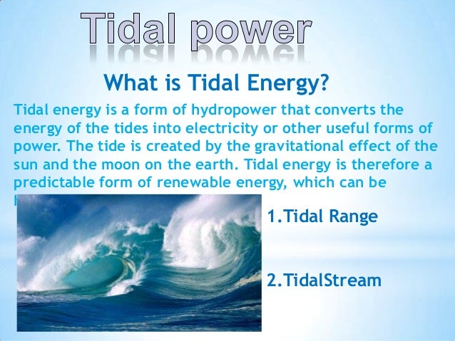 Tidal Energy tidal-energy