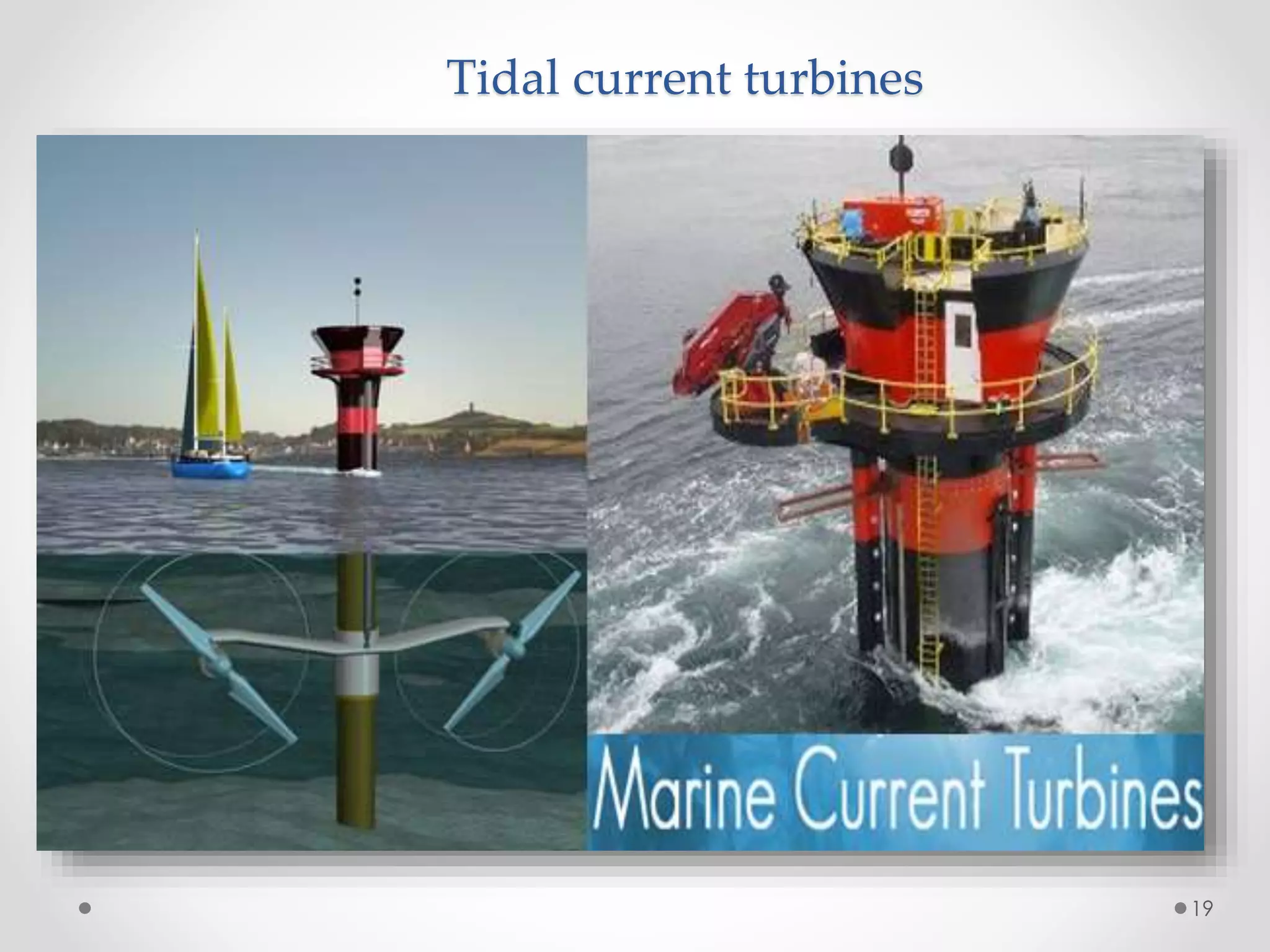 Tidal current turbines
19
 