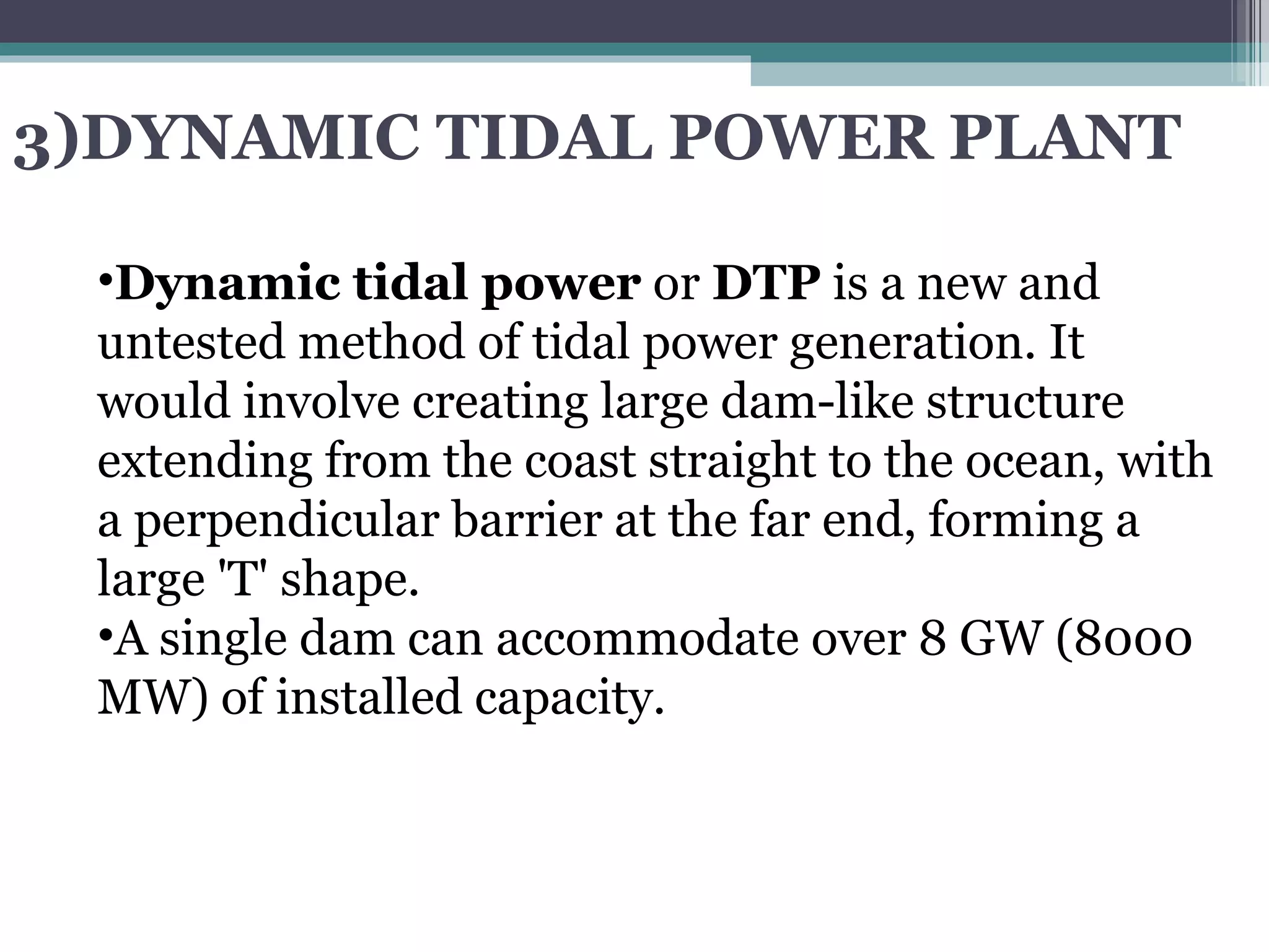 Tidal power plants | PPT