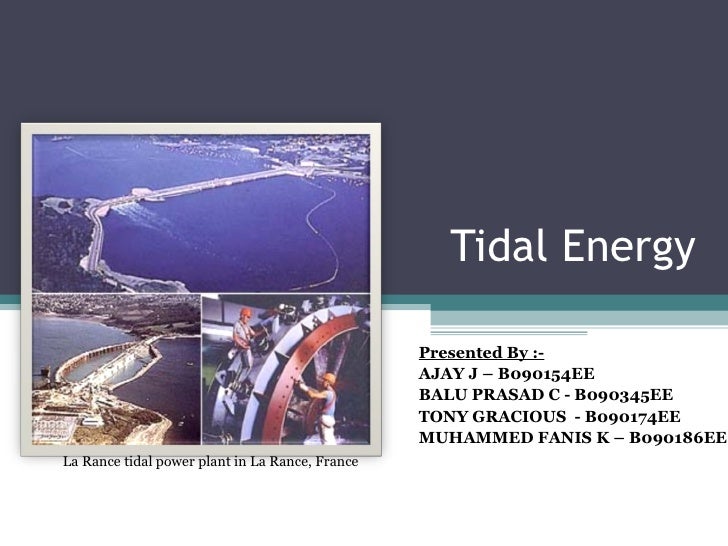 Tidal Power Plants