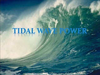 Tidal Wave Power 