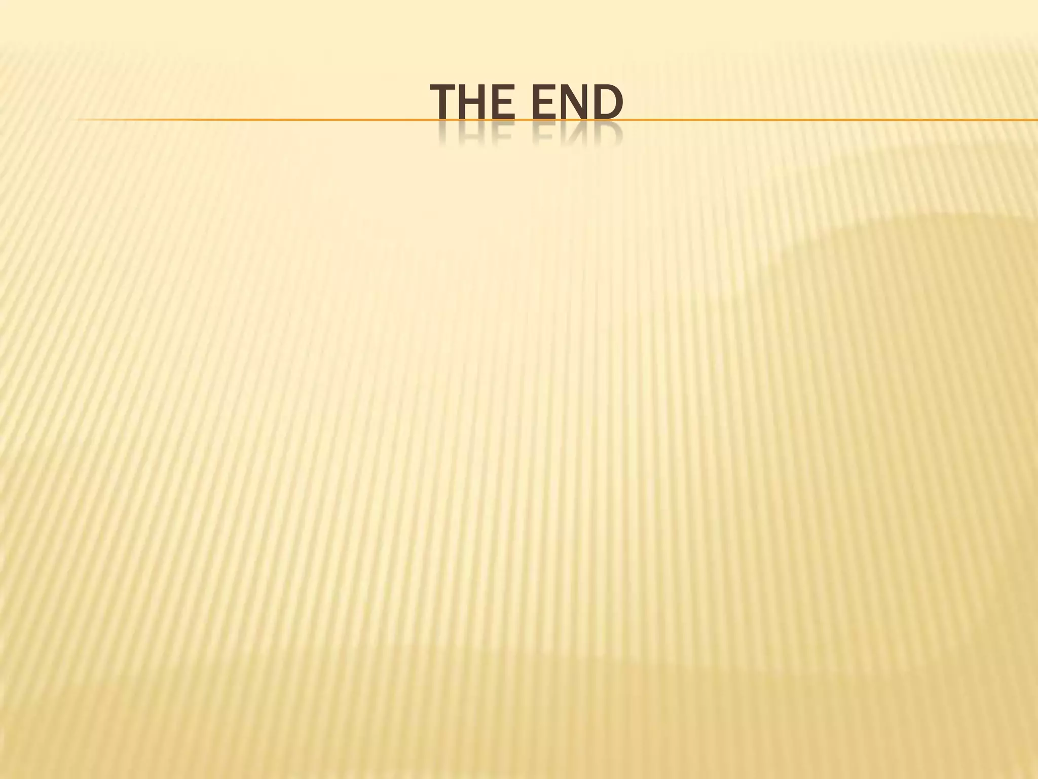 THE END
 