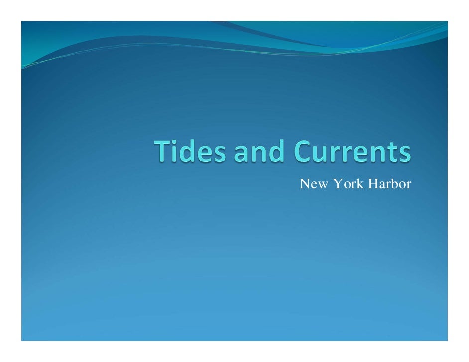 Tides And Currents