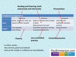 The last hideout of the ELFer: 
All we’re saying is that teachers should be more relaxed 
about accuracy. 
Can you spot the straw man in this argument? 
 