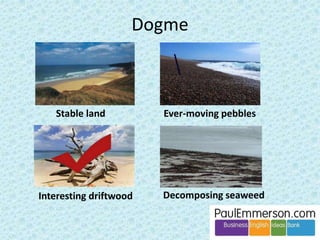 • Connection to fluency. For many learners lack of grammar 
directly impedes fluency. It’s annoying to have to stop and think 
about form all the time. Much better to have the forms 
routinized. 
 