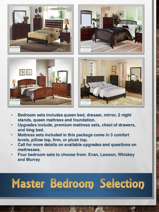 tidewater 1 - 3 room furniture package