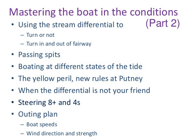 Rowing: London Tideway River Thames navigation &amp; steering 