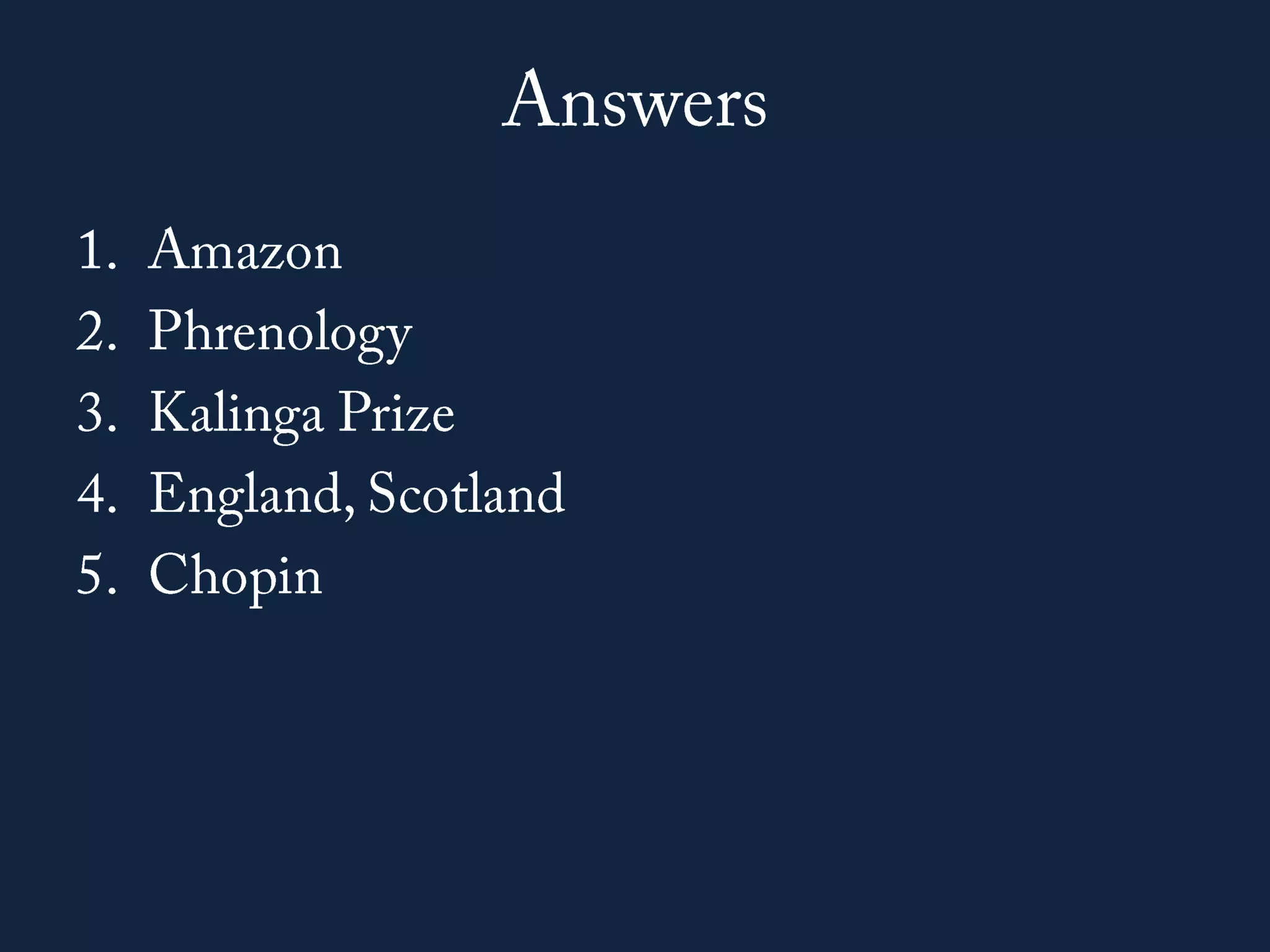 Brain of BITS 2013 - Tie breakers