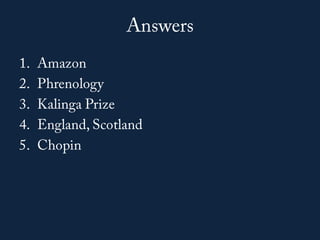 Brain of BITS 2013 - Tie breakers