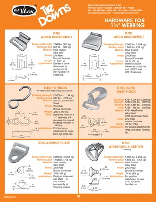 Heavy-Duty Tie Downs