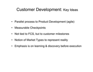Lean Startup Operating Manual (Customer Development at Work)