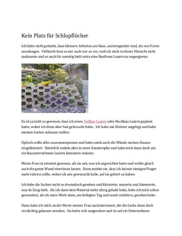 Tiefbau Hochbau