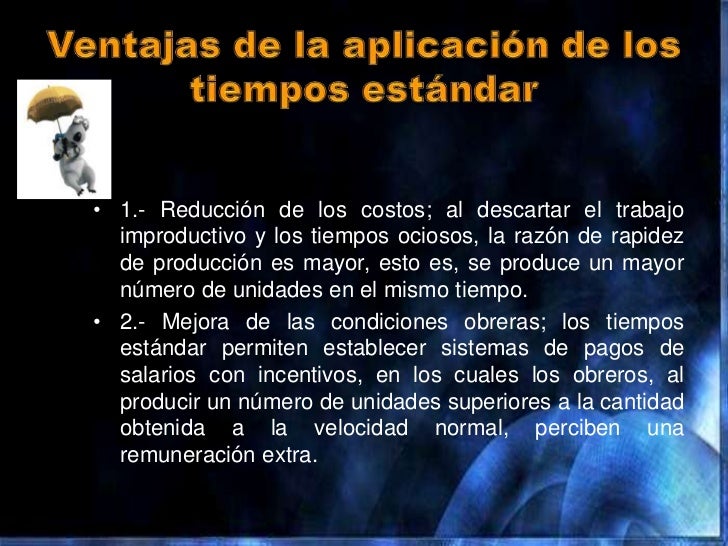 Tiempo estandar