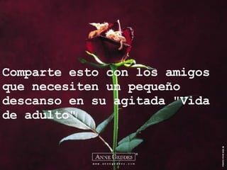 Comparte esto con los amigos que necesiten un pequeño descanso en su agitada "Vida de adulto" 