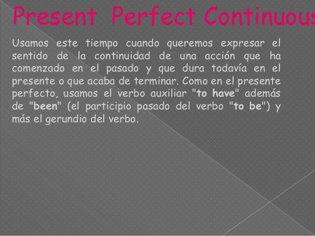 Tiempos Perfectos