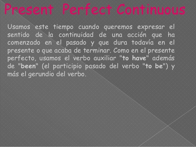 Tiempos Perfectos
