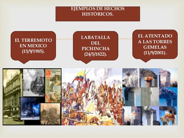CATEGORIAS DE LA HISTORIA