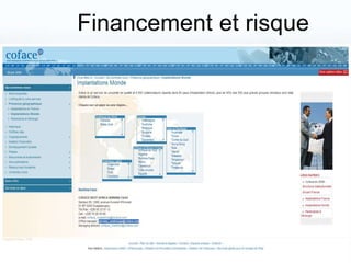 Financement et risque
 