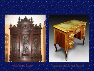 ARMARIO DE CAOBA MESA DE NOGAL AMERICANO
 