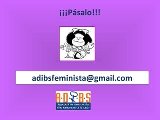 ¡¡¡Pásalo!!! [email_address] 