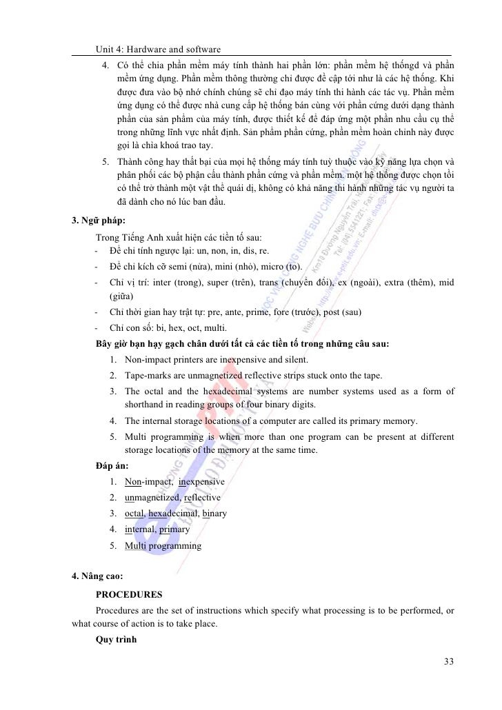 Tiếng Anh Chuyen Nganh Cntt