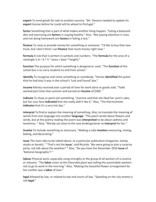 Tier 2 vocabulary | PDF