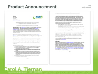 5-1)23'$0,,12,3"4",'$                                                                                                                                                                                                             !"#$%
                                                                                                                                                                                                                        /01'2%3042-".(%



                                                                                                      !"#$%&'%%()*+%*$,-.$-/0%)-/$11,#$-/%23/,4,5"/,3-%6,/7%2$6%8$"/9:$0%"-;%!:3;95/%<3-4,#9:"/,3-0%43:%=->%?90,-$00%



  !"#$%!$&''                                                                                          @A$%7".$%0B$-/%>$":0%;$.$13B,-#C%";"B/,-#%"-;%B$:4$5/,-#%)-/$11,#$-/%23/,4,5"/,3-C%63:D,-#%
  !"#$%&'()#*"*&                                                                                      7"-;E,-E7"-;%6,/7%590/3F$:0%673%:$1>%3-%39:%B:3;95/0%$.$:>%;">CG%";;$;%(3900".,"-H%@I7$,:%
  +,-./&,*01&                                                                                         B":/,5,B"/,3-%"-;%6,11,-#-$00%/3%07":$%/7$,:%4,:0/E7"-;%$JB$:,$-5$C%34/$-%9-;$:%B:$009:$%"-;%,-%
  232456748629&
                                                                                                      5:,/,5"1%0,/9"/,3-0C%":$%67"/%F"D$%)-/$11,#$-/%23/,4,5"/,3-%.+HK%03%,-/9,/,.$%"-;%90$:E4:,$-;1>H%
  !"#$%&'()#*"*+,(#-&!$,..
                                                                                                      A$L:$%B:39;%/3%M$%-3/%3-1>%$":1>C%M9/%3-#3,-#%,--3."/3:0%,-%-3/,4,5"/,3-%0319/,3-%M90,-$00HG%
  '
                                                                                                      %
  &
            ()*+'*,)#-,#$.')#$,//)0,#$'#"$)1)!%$)"#'2)$3'#,2'1,%$4*,.''                               )-/$11,#$-/%23/,4,5"/,3-%.+HK%-36%53F$0%,-%/7:$$%$;,/,3-0C%/",13:$;%/3%F$$/%/7$%-$$;0%34%
                  %#5'6*"54!$'!"#1)04*%$)"#.'1"*'%#7'84.)#,..'                                        ,-;,.,;9"1%M90,-$00$0H%I7$%$;,/,3-0%":$%"0%4311360'%
                                                      !                                                    • !"#$%&$'#(%)%*+'%/7$%B:$F,$:%0319/,3-%43:%$-/$:B:,0$0%34%"->%0,N$%6,/7%"%#13M"1%:$"57%
               /)0'.1)*)#"'($*.2#$34!'.5"6.6%))7.*)8.9:;."*3.)"6<='$=46).>4*!'($*"%('<.                         "-;%"%6,;$%.":,$/>%34%53FF9-,5"/,3-%-$$;0H%
  '                                                                                                        • ,)-+(-"('#(%)%*+'%/",13:$;%43:%F$;,9F%/3%1":#$%53FB"-,$0%/7"/%-$$;%"%4911E4$"/9:$;%>$/%
  .%#'5),0"'9%:;<='>?@'AB>ACD'+,-./&,*01/':;)&(**$<":$#&$=&#)"%4:(>)&(*:)%%(?)*:&*$:(=(0":($*&"*@&              0/:$"F1,-$;%-3/,4,5"/,3-%0>0/$F%6,/7%03B7,0/,5"/$;%;"/"%F"-"#$F$-/H%
  #)AB$*A)&:)0;*$%$?C/&:$@"C&"**$D*0)@&:;)&#)%)"A)&$=&(:A&=%"?A;(B&B#$@D0:/&,*:)%%(?)*:&
                                                                                                           • .//#+)%-0/'#(%)%*+'%,;$"1%43:%M90,-$00$0%133D,-#%43:%"%M"0,5%-3/,4,5"/,3-%/331%6,/739/%/7$%
  E$:(=(0":($*&<.191&';(A&*)F&<)#A($*&#)B#)A)*:A&"&@)B"#:D#)&=#$>&B#)<($DA&#)%)"A)A&F(:;&"&
                                                                                                                7,$:":57,5"1%0/:95/9:$0%439-;%,-%1":#$%3:#"-,N"/,3-0H%
  0$>B%):)%C&#)@)A(?*)@&?#"B;(0"%&DA)#&(*:)#="0)/&"&*)F&GD(0H&I"D*0;&=)":D#)&"*@&:;#))&*)F&
                                                                                                      %
  B#$@D0:&0$*=(?D#":($*A/&$#&)@(:($*A/&:$&>)):&:;)&*))@A&$=&%"#?)&)*:)#B#(A)A&"A&F)%%&"A&>(@4A(J)@&
                                                                                                      I7$%()*+%)-/$11,#$-/%23/,4,5"/,3-%B1"/43:F%D$$B0%/7$%1,-$0%34%53FF9-,5"/,3-%3B$-%M>%F"D,-#%,/%
  "*@&A>"%%)#&0$>B"*()A1&&&
                                                                                                      $"0>%/3%0$-;%"%-3/,4,5"/,3-%/3%"->%-9FM$:%34%B$3B1$%"/%3-5$C%"1136,-#%43:%,FF$;,"/$C%,-;,.,;9"1%
  &
                                                                                                      :$0B3-0$%6,/7%"-%"9/3F"/,5%"9;,/%/:",1H%)/%,0%,-."19"M1$%43:%B:3.,;,-#%9BE/3E/7$%F,-9/$%
  KL)M<)&"%F"CA&;"@&:;)&>$A:&#)%("N%)&"*@&=D%%4=)":D#)@&B#$@D0:&(*&:;)&>"#H):/O&A"(@&P>(#&
                                                                                                      -3/,4,5"/,3-0%"M39/%6$"/7$:%/7:$"/0C%-"/9:"1%;,0"0/$:0%"-;%$.$-%B:3;95/%:$5"110C%7$1B,-#%/3%
  +$DAA"<("*/&B#)A(@)*:&"*@&!QR&$=&+,-.1&KE$F&:;(A&*)F&(*:)#="0)&>"H)A&(:&)"A()#&:$&=(*@&"*@&DA)&
                                                                                                      B:3/$5/%:$039:5$0%"-;%0".$%1,.$0H%%
  :;)&"@<"*0)@&=)":D#)A&A$&0DA:$>)#A&0"*&?"(*&:;)&?#)":)A:&<"%D)&=#$>&:;)(#&(*<)A:>)*:1O&
                                                                                                      %
  &
                                                                                                      I3%0$$%"-%3.$:.,$6%34%/7$%)-/$11,#$-/%23/,4,5"/,3-%B1"/43:F%"-;%B:$.,$6%34%/7$%-$6%90$:%
  L;(%)&"%F"CA&)"AC&:$&DA)/&:;)&*)F&GD(0H&I"D*0;&=)":D#)&"%%$FA&"@>(*(A:#":$#A&:$&?#"*:&K$*)4
                                                                                                      ,-/$:4"5$C%B1$"0$%.,0,/%F,:+H53FO.+H%
  0%(0HO&"00)AA&:$&DA)#A&:$&0$>B$A)&"*@&%"D*0;&*$:(=(0":($*A&=#$>&"&A(*?%)&A0#))*1&SA"N(%(:C&;"A&
                                                                                                      '
  N))*&=D#:;)#&)*;"*0)@&F(:;&"&#)0$>>)*@":($*&)*?(*)&:;":&F(%%&?D(@)&DA)#A&:;#$D?;&:;)&
                                                                                                      12345'6789'
  *$:(=(0":($*&B#$0)AA1&';(A&=)":D#)&(A&"<"(%"N%)&:$&"%%&+,-.&0DA:$>)#A&#)?"#@%)AA&$=&B#$@D0:&
                                                                                                      ()*+C%)-5H%,0%/7$%1$";,-#%;$.$13B$:%34%)-/$11,#$-/%23/,4,5"/,3-%"-;%:$0B3-0$%034/6":$C%67,57%7$1B0%
  0$*=(?D#":($*1&
                                                                                                      3:#"-,N"/,3-0%$-7"-5$%53FF9-,5"/,3-%"M,1,/,$0C%B:3/$5/%"00$/0C%"-;%,-5:$"0$%3B$:"/,3-"1%
  &
                                                                                                      $44,5,$-5>H%()*+%/$57-313#>%$-"M1$0%";."-5$;%:"B,;C%/63E6">%53FF9-,5"/,3-%43:%)IC%M90,-$00%
  P@@(:($*"%&)*;"*0)>)*:A&(*0%D@)T&
                                                                                                      53-/,-9,/>C%"-;%$-/$:B:,0$%3B$:"/,3-0%43:%F"->%34%/7$%P13M"1%83:/9-$%QKK%53FB"-,$0C%"0%6$11%"0%
       • !$>B%):)&*"<(?":($*"%&#)$#?"*(J":($*&:$&#)=%)0:&:;)&F"C&0DA:$>)#A&DA)&:;)&B#$@D0:1&          #3.$:-F$-/%$-/,/,$0C%9-,.$:0,/,$0C%"-;%53FB"-,$0%34%"11%0,N$0%,-%F3:$%/7"-%Q+K%539-/:,$0H%P":/-$:%
       • P@<"*0)@&N#"*@(*?&$BB$#:D*(:()A&=$#&0$>B"*()A&:;":&F(A;&:$&N#"*@&,*:)%%(?)*:&                )-5H%7"0%-"F$;%()*+%"%1$";$:%,-%,/0%&KQ&%("#,5%R9";:"-/%43:%ST%UF$:#$-5>O("00%23/,4,5"/,3-%
            E$:(=(0":($*&F(:;&:;)(#&0$#B$#":)&%$$H&"*@&=))%1&                                         T$:.,5$0%VU(2TWH%83:%F3:$%,-43:F"/,3-C%.,0,/%666HF,:+H53FH%831136%()*+%3-%I6,//$:'%X()*+H%
       • E$:(=(0":($*&(*N$U&N"@?)&A$&DA)#A&A))&":&"&?%"*0)&;$F&>"*C&*$:(=(0":($*A&:;)C&;"<)&          Y,0,/%/7$%()*+%M13#'%666HF,:+H53FOM13#H%
            B)*@(*?1&                                                                                 %
       • E)F&#)B$#:A&:;":&"#)&(*0%D@)@&(*&)<)#C&)@(:($*&$=&:;)&B#$@D0:&(*0%D@)&:;)&!DA:$>&                                                              ZZZ%
            V)#N("?)&#)B$#:&F;(0;&@(AB%"CA&<)#N("?)&D*(WD)&:$&)"0;&0$>B"*CX&I"A:&I$?(*&#)B$#:/&
            P0:(<(:C&#)B$#:&A;$F(*?&"0:(<(:C&F(:;(*&AB)0(=(0&B"#">):)#A&"*@&"*&Q*;"*0)@&Y#$DB&
            +)>N)#&#)B$#:1&
       • Z(>B%(=(0":($*&$=&:)#>(*$%$?C/&"&@)@(0":)@&B#$=(%)&:"N/&)"A()#&"00)AA&:$&ADBB$#:&
            @$0D>)*:":($*&"*@&(>B#$<)@&"D@(:(*?1&&
  &
                                                [&>$#)&[&
 