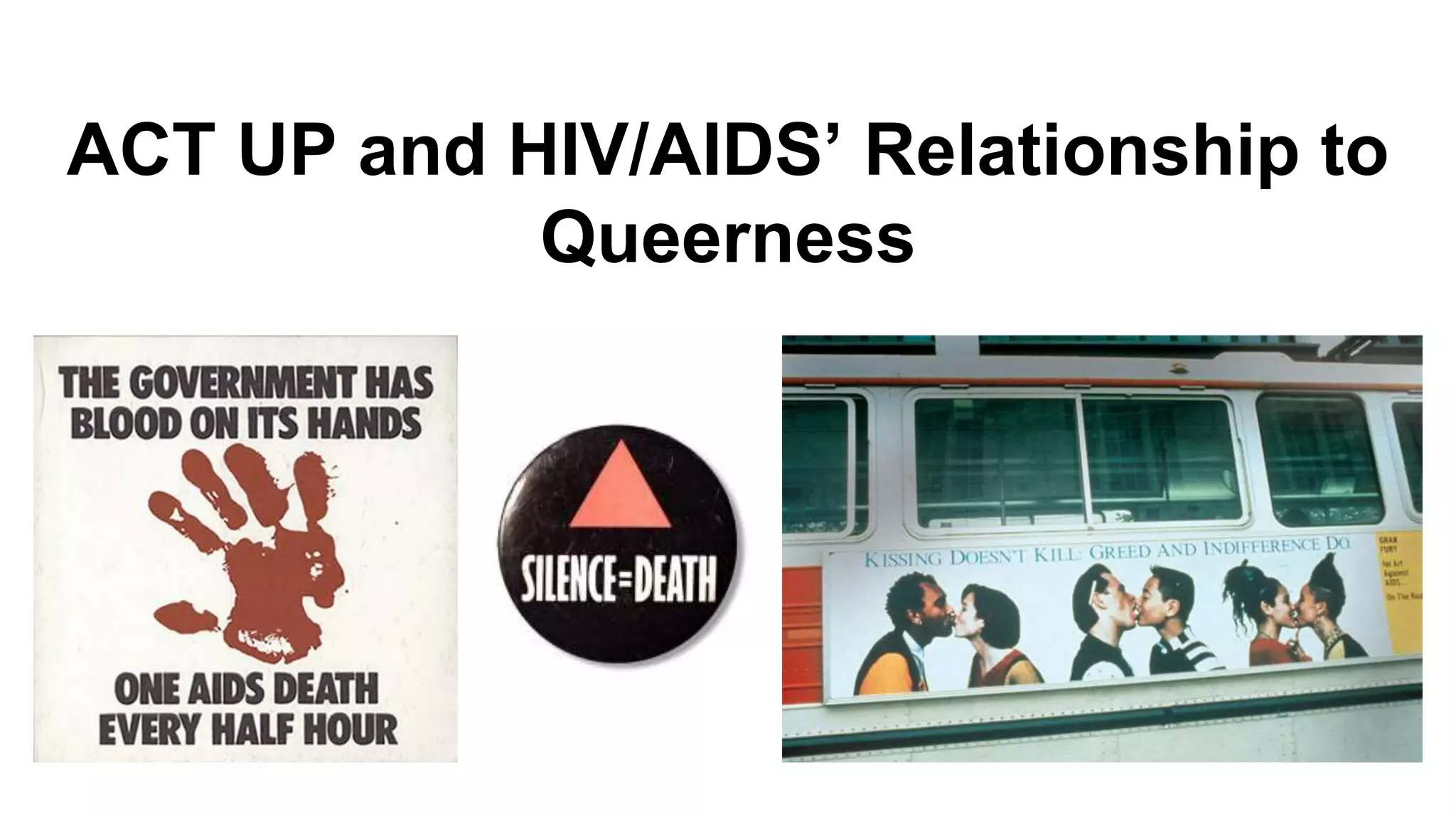 The Gay Plague: Queerness and HIV/AIDS | PPTX