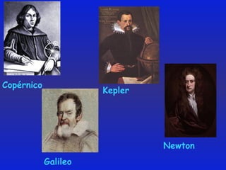 Copérnico Kepler Galileo Newton 