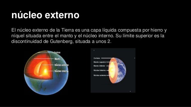 Resultado de imagen de El núcleo líquido de la Tierra