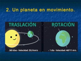 2. Un planeta en movimiento.
 