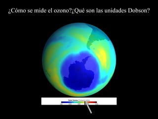 ¿Cómo se mide el ozono?¿Qué son las unidades Dobson? 