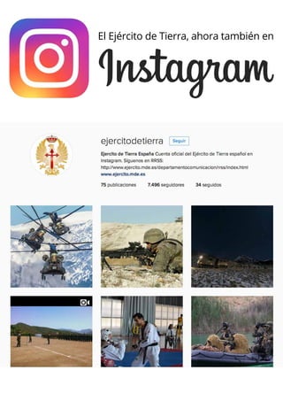 El Ejército de Tierra, ahora también en
 