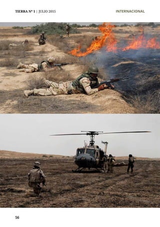 TIERRA Nº 1 | JULIO 2015 	 INTERNACIONAL
56
 