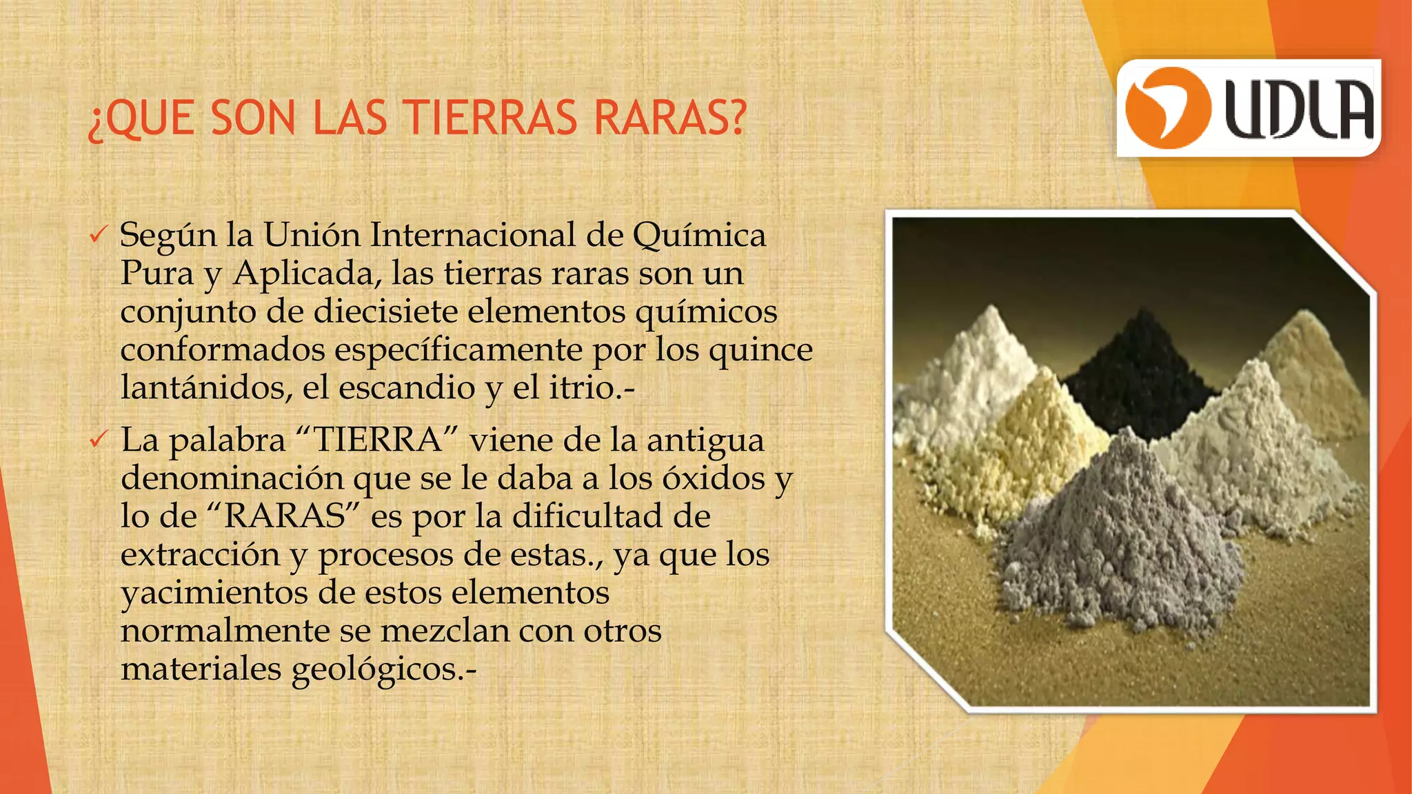 Las Tierras Rar Ras Tierras raras | PPTX