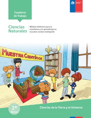 Cuaderno
de Trabajo
Ciencias de la Tierra y el Universo2°
Básico
Ciencias
Naturales
Módulo didáctico para la
enseñanza y el aprendizaje en
escuelas rurales multigrado
 