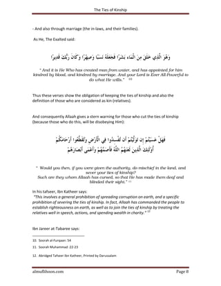 Kin Ties Ties of Kinship | PDF