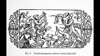 Viestintäyksikkö, Suomen Pankki
Esihistoria
4000—6000 vuotta sitten Egyptissä ja
Mesopotamiassa maksettu jalometalleilla
 