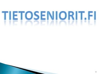 Oppia ikä kaikki – tietotekniikkaa ikäihmisille (tämän kurssin kurssiaineisto ja blogi, osoite: www.tietoseniorit.blogspot.com, tekijä Matti Tossavainen)www.tietokone.fiNeuvoja netistä, linkkejä8
