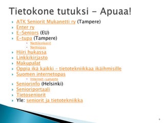 Käyttöjärjestelmä (Windows, Mac, Linux)TyöpöytäIkkuna (Rakenne, sulkeminen, vierityspalkit)Valikot (alasvetovalikko, kelluva valikko)Resurssienhallinta (tiedosto, avaaminen, sulkeminen, nimeäminen, kopiointi, poistaminen)Käyttöjärjestelmä & käyttöliittymät)5