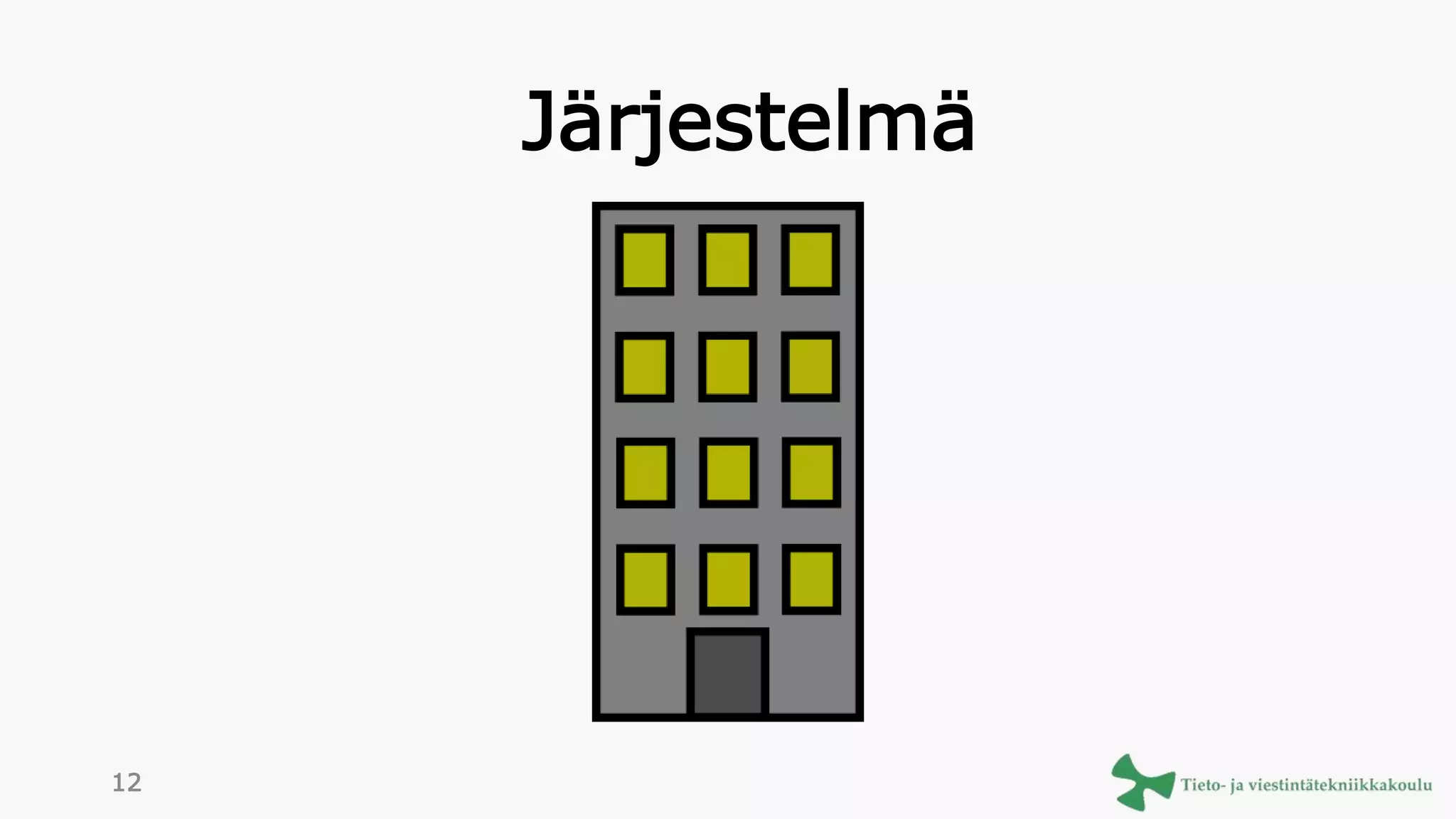 Järjestelmä
12
 