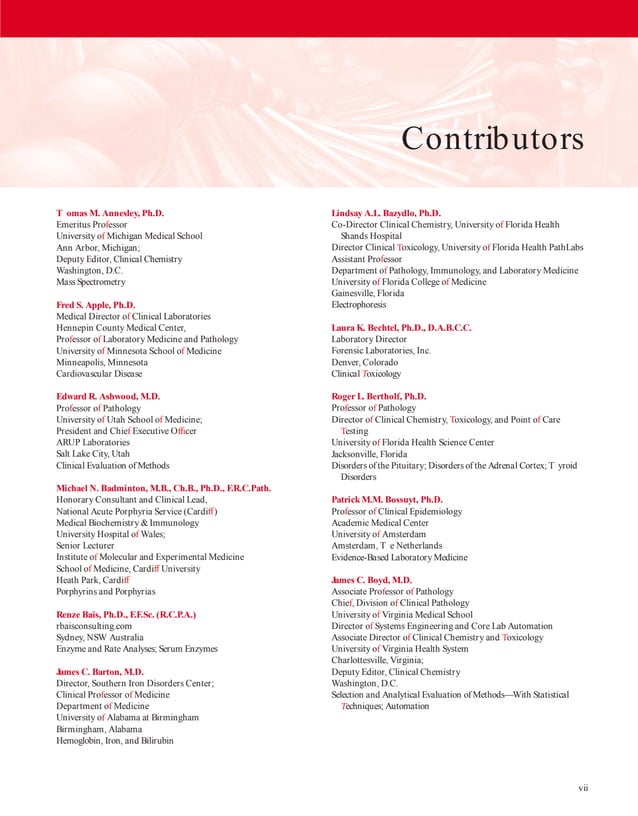 TIETZ FUNDAMENTALS OF CLINICAL CHEMISTRY AND MOLECULAR DIAGNOSTICS 7E FUNDAMENTALS OF CLINICAL CHEMISTRY TIETZ PDF visual data 7