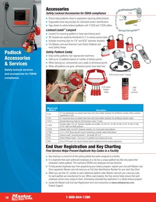 Catalogue khoa LOTO (Lockout Tagout)_TIFACO | PDF