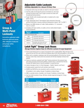Multip Lock Out Catalogue khoa LOTO (Lockout Tagout)_TIFACO | PDF