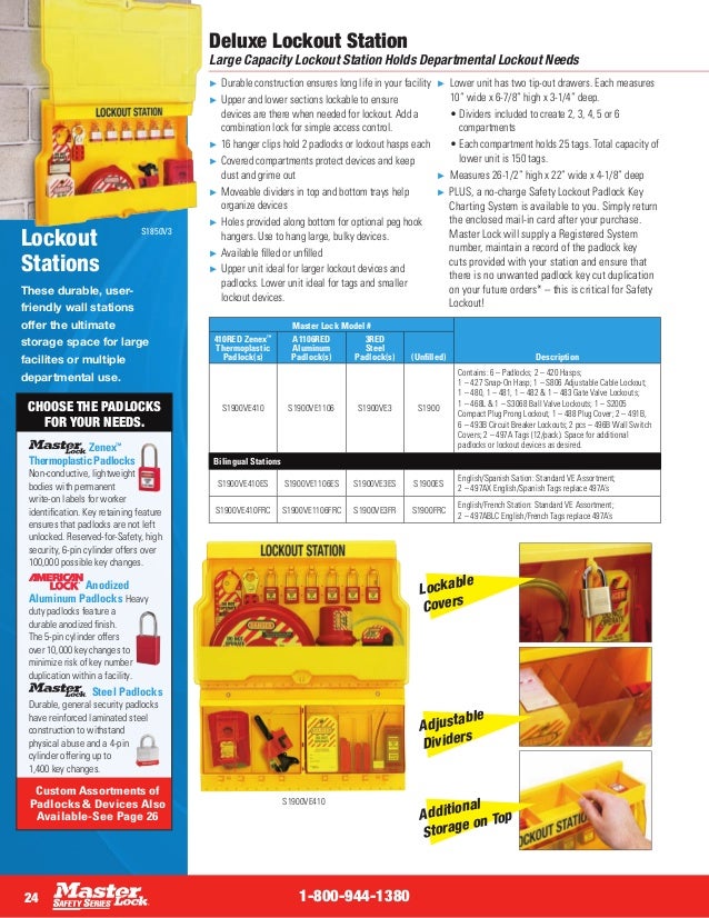 Catalogue Khoa Loto Lockout Tagout Tifaco