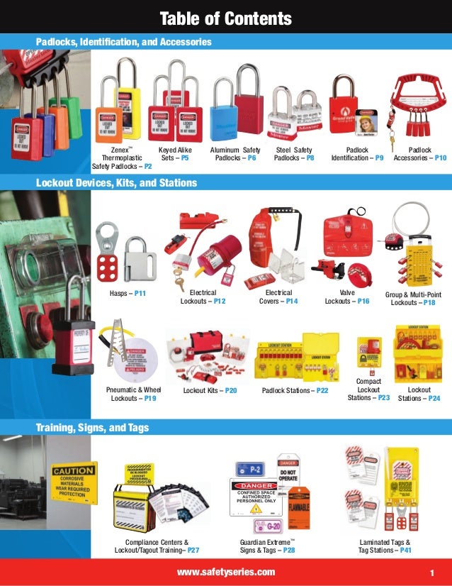 Catalogue Khoa Loto Lockout Tagout Tifaco