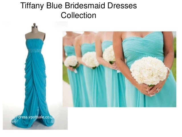 tiffany blue bridesmaid gowns