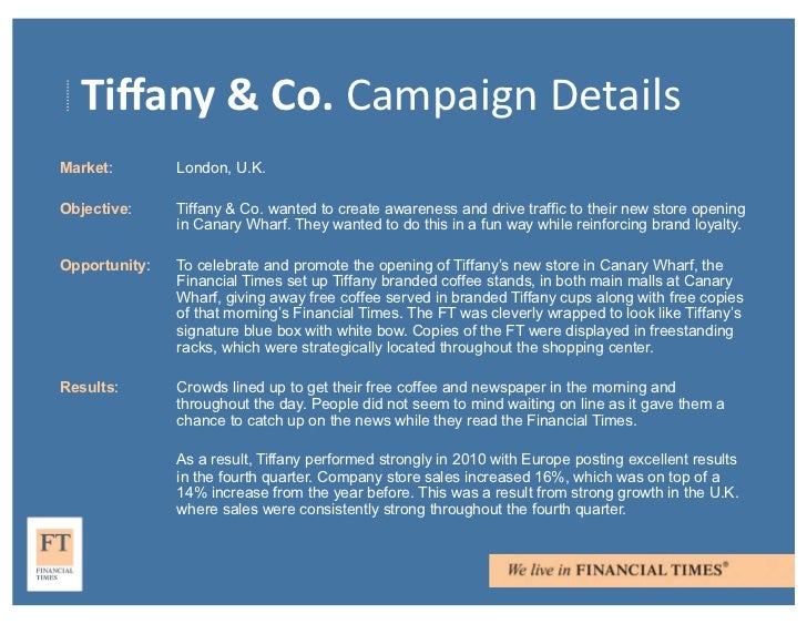 Tiffany case study picture