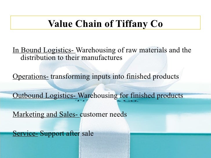 tiffany and co value proposition